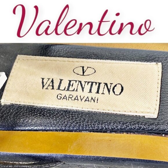 VALENTINO Leather Mesh & Chiffon Embellished Flat Sandals, Size 38 - Picture 7 of 10